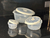 Set x9 Tuppers San Remo Flor Capuccino