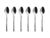 Cucharas Acero Inoxidable Silver Viena x6