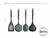 Batería de Cocina Antiadherente Granito Negro Hudson 15pz en internet