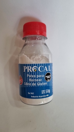 Polvo para hornear libre de gluten El Procal 50gr