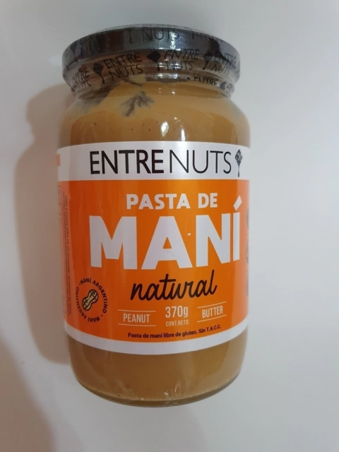 Pasta de mani natural Sin Tacc Entre Nutz
