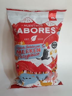 Chips de batatas con merken patagonico