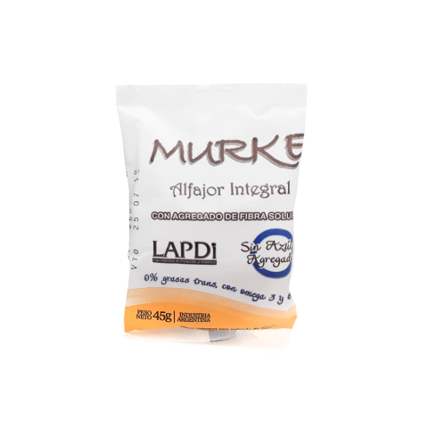 Alfajor integral 0% azúcar Murke x 45g