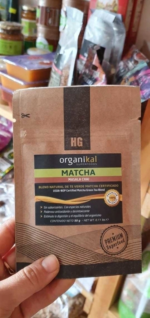 Matcha organikal superfood Masala chai x 50gr