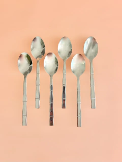 Set 6 Colheres Sobremesa | Aço Inox