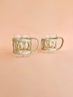 Caneca Vidro | Palha Natural - comprar online