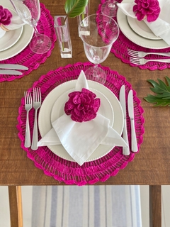 Jogo Americano Palha | Rosa Pink - comprar online