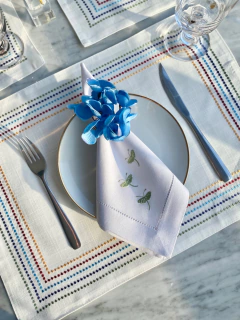 Porta guardanapo hortênsia azul na internet