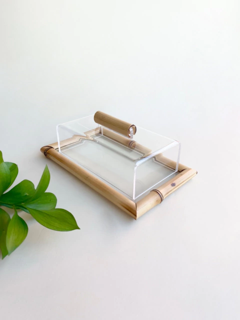 Manteigueira | Bambu e Vidro