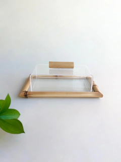 Manteigueira | Bambu e Vidro - comprar online