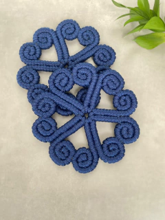 Dupla Porta Travessa Redonda | Azul Marinho - comprar online