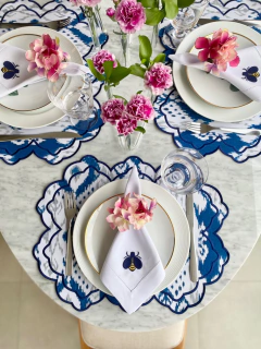 Lugar Americano Ikat | Azul - Panno Home