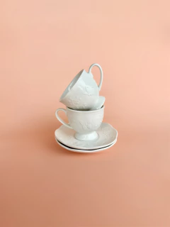 Dupla Xícara Café | Porcelana Butterfly - comprar online