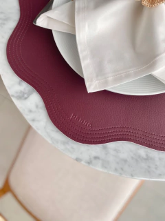 Lugar Americano Lórum Impermeável Dupla Face | Vinho e Creme na internet