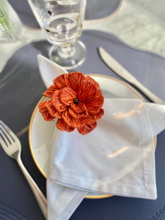 Porta Guardanapo Palha Natural | Terracota - comprar online