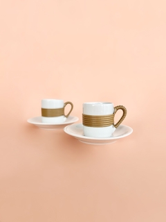 Dupla Xícara Café | Lines - comprar online