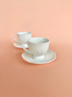 Dupla Xícara Café | Porcelana Butterfly na internet