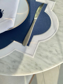 Jogo Americano Greek | Azul - comprar online