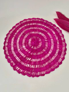 Jogo Americano Palha | Rosa Pink na internet