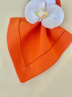 Guardanapo Linho | Laranja Escuro - comprar online