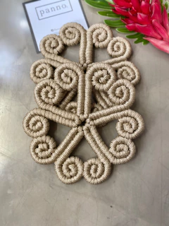 Dupla Porta Travessa Cru/Bege Redondo na internet