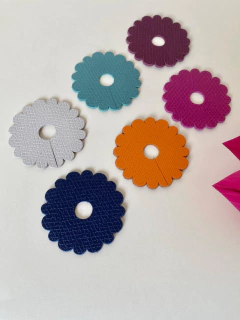 Kit Marcador de Taça Flores Coloridas na internet