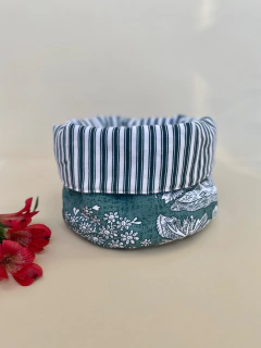 Panier Camponesa Verde Redondo - Panno Home