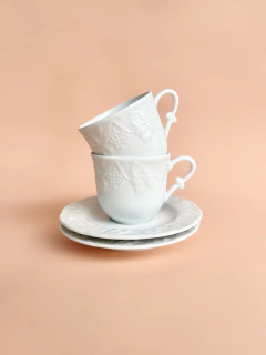 Dupla Xícara Café | Porcelana Limoges