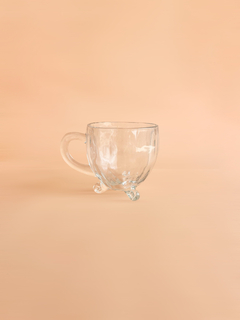Dupla Xícara Café GG | Cristal com pezinho na internet
