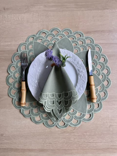 Guardanapo Linho | Escamas Verde na internet