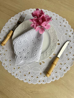 Lugar Americano Eva | Linho Branco na internet