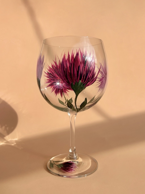 Taça Cristal Flower