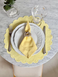 Guardanapo Linho | Amarelo - Panno Home
