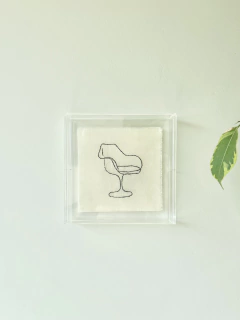 Quadro Acrílico | Cadeira Tulipa