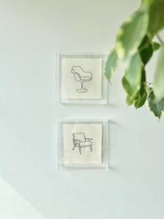 Quadro Acrílico | Cadeira Tulipa - comprar online