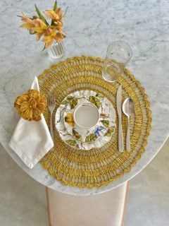 Jogo Americano Palha | Mostarda