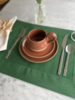 Dupla Xícara GG Chá Raízes | Terracota - loja online