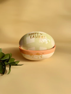 Caixa Ovo Coelho Com Tampa | Verde - comprar online