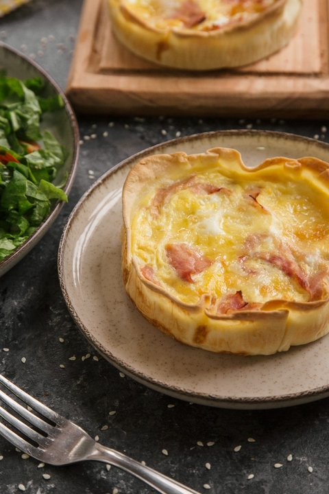 5 TARTELETAS (jamón y queso)