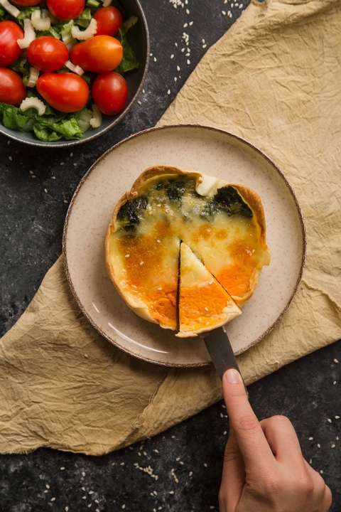 5 tarteletas (acelga y calabaza)