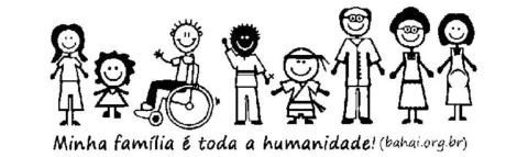 Adesivo para carro - Minha Família é toda a humanidade