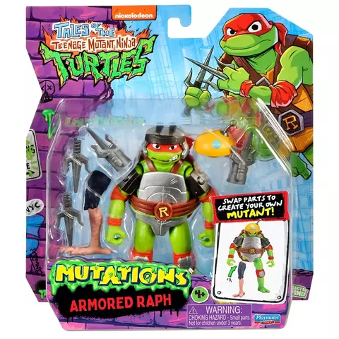 Tartarugas Ninja Mutations Mix 'N Match Raphael Com Armadura 3670 Sunny