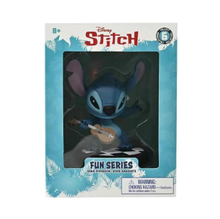 Boneco Disney Guitarist Stitch de 9cm Yume Hero Box Sunny 4390