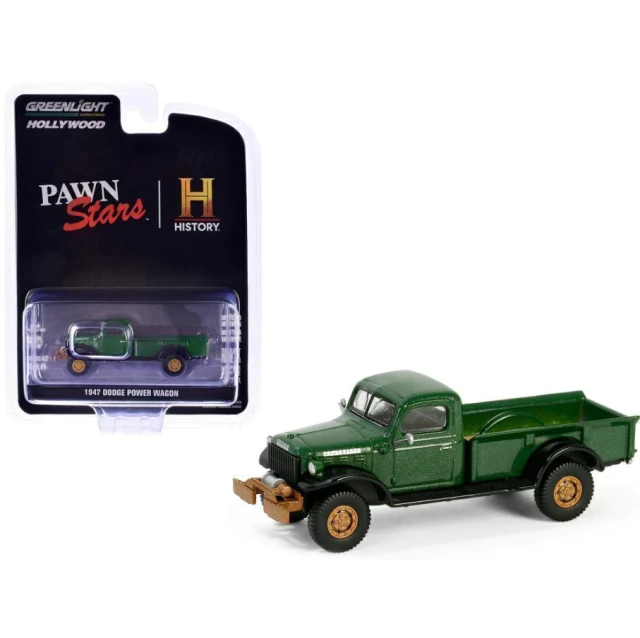 1947 Dodge Power Wagon Pawn Stars 1/64 Greenlight Hollywood 62030D