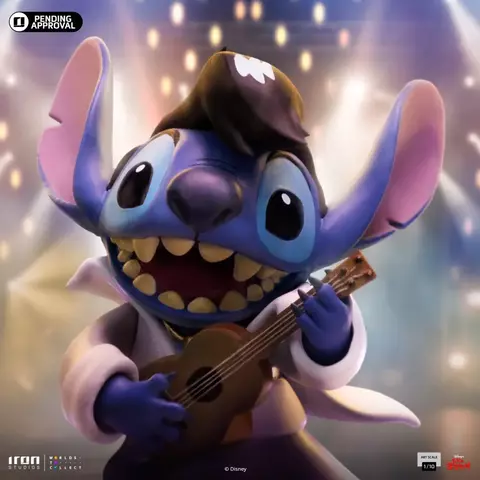Stitch King of Rock - 1/10 Art Scale - Lilo & Stitch - Iron Studios