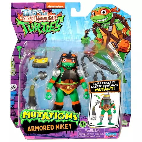 Tartarugas Ninja Mutations Mix 'N Match Michelangelo Com Armadura 3670 Sunny