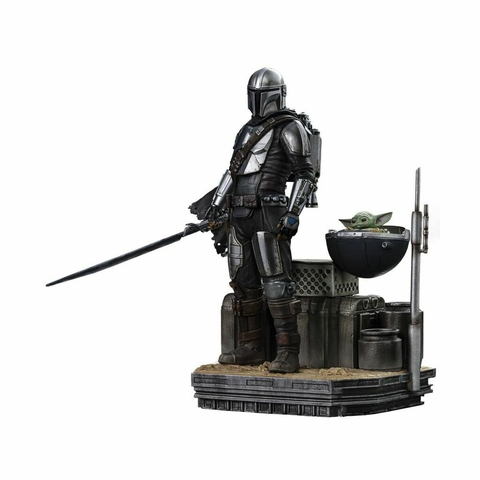 Din Djarin and Din Grogu - 1/10 Art Scale - The Mandalorian - Iron Studios