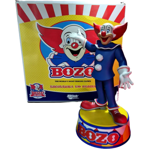 Estátua Palhaço Bozo - 25 cm - Splash Toys