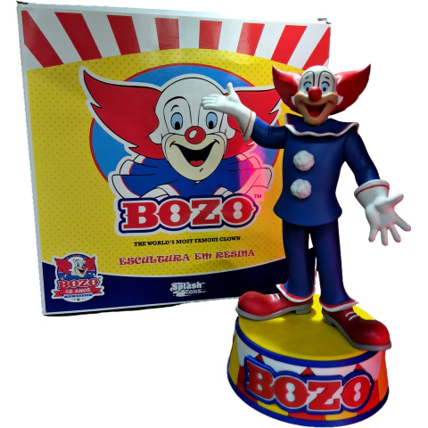 Estátua Palhaço Bozo - 25 cm - Splash Toys