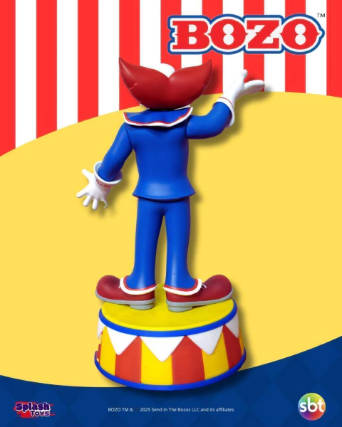 Estátua Palhaço Bozo - 25 cm - Splash Toys